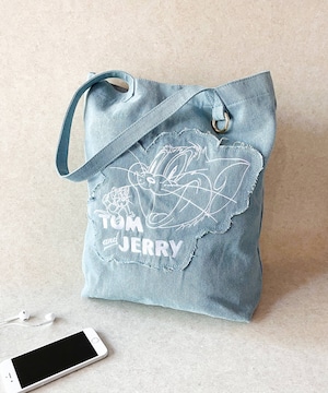 F241033_TOM and JERRY×Flapperデニムトート