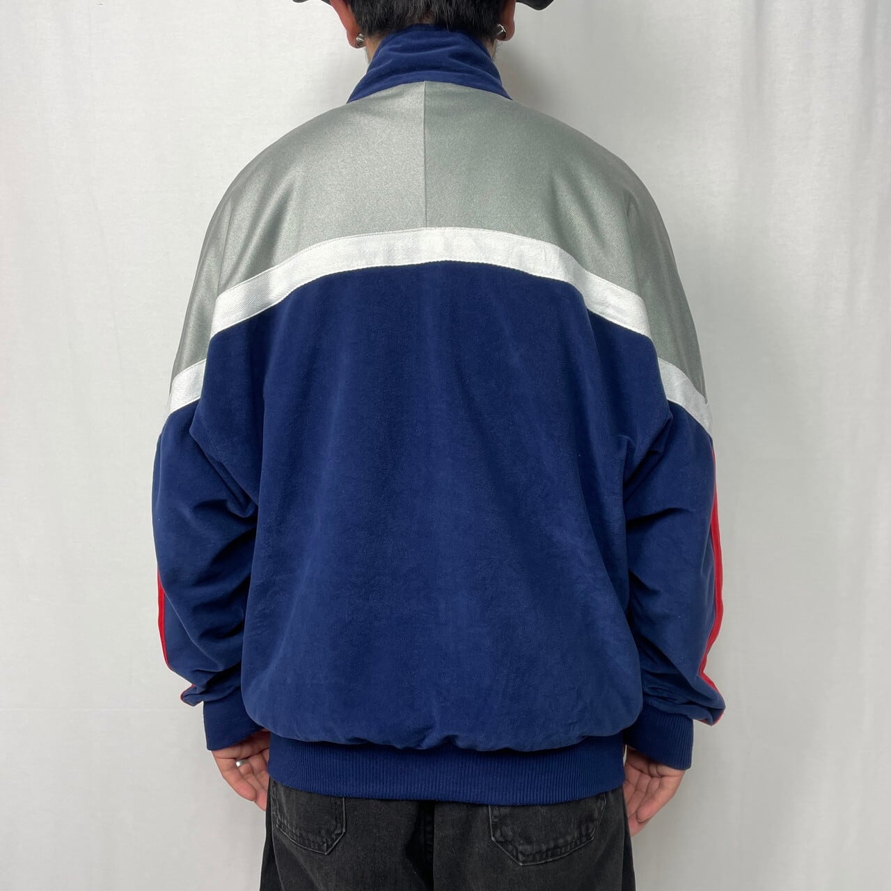 90s adidas ベロア スウェットトレーナー 珍品 レア