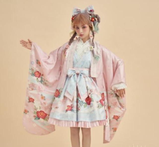 和風 さくらピンク 着物 ロリータ ドレス 和ロリ 大きめ リボン バレッタ 桜 ピンク ロリータ 和装 着物 ロング Maksismt Lv 和風 さくらピンク 着物 ロリータ ドレス 和ロリ 大きめ リボン バレッタ 桜 ピンク ロリータ 和装 着物 ロング Maksismt Lv