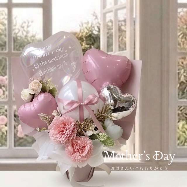 【母の日】Carnation Heart Grace　（カーネーションハートグレース）