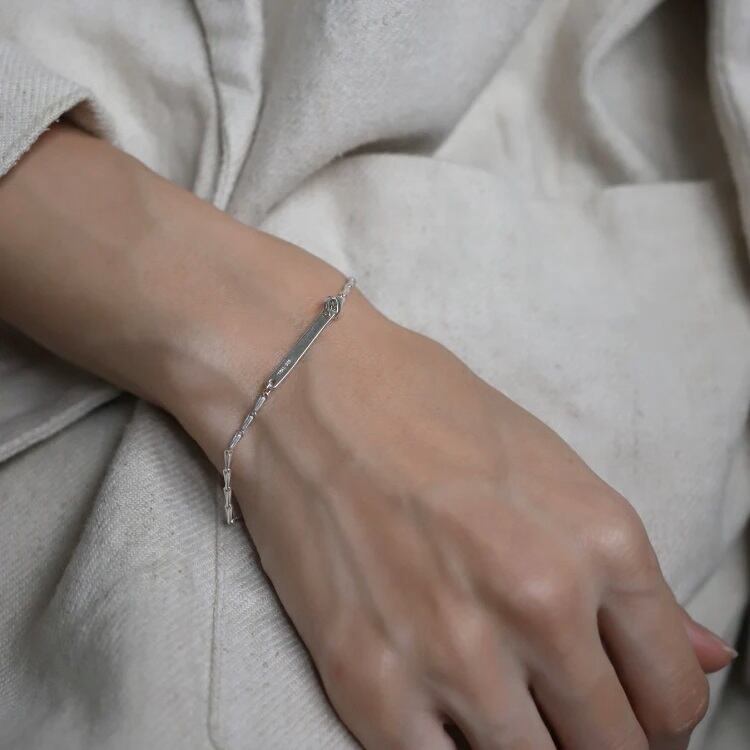 TEN.(テン) バリーコーンチェーンブレスレット SV | サウスオレンジ