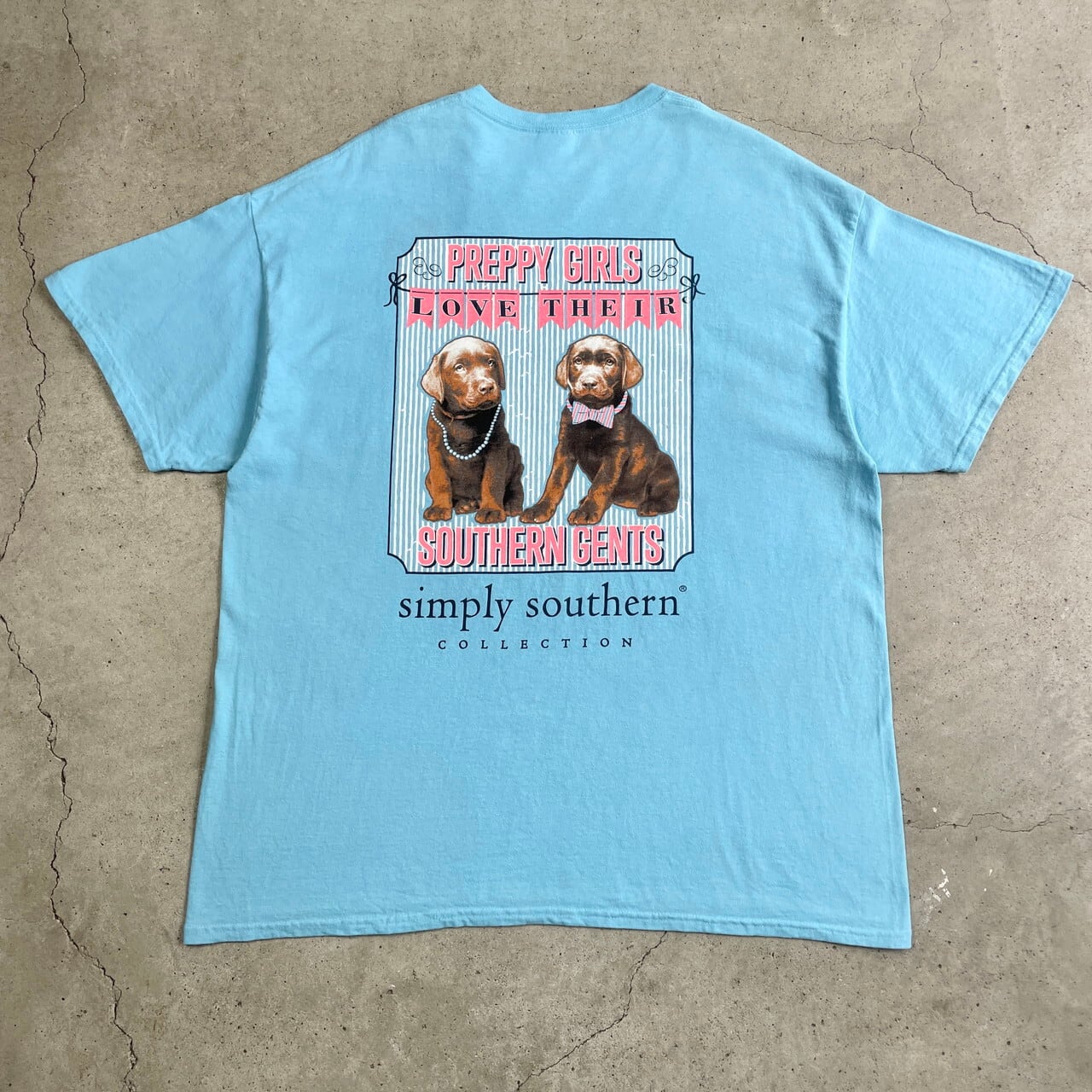 Simply southern ロンT バックプリント タイダイ USA M - Tシャツ