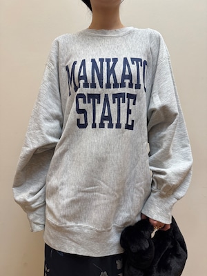 確認CU4-10 USED Champion 80s SWEAT "MANKATO"-GREY-✳︎