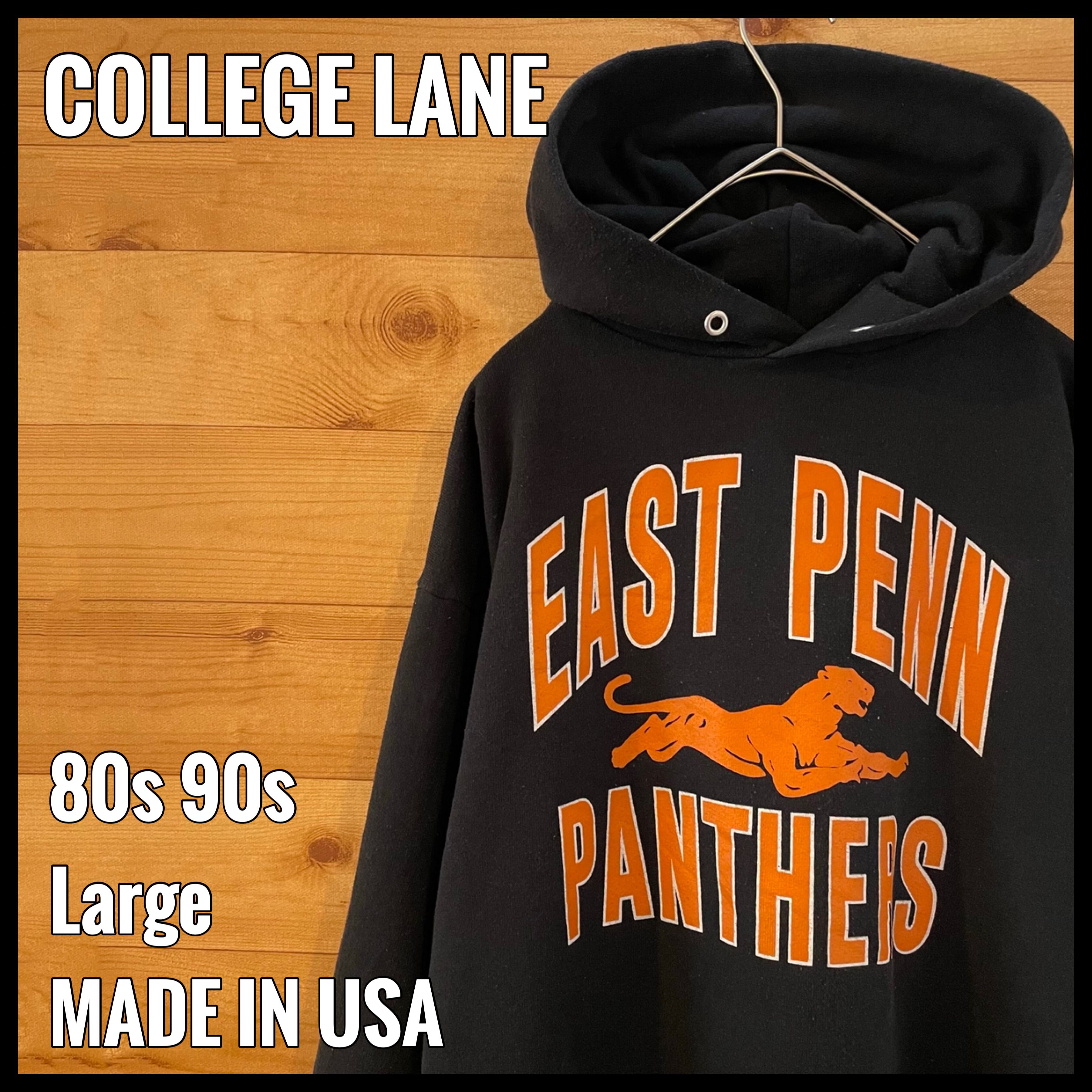 COLLEGE LANE】80s 90s USA製 高校 スウェット パーカー ロゴ プリント