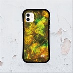 iPhoneケース スフェーン 7月誕生石｜天然石柄スクエア型 GEM060