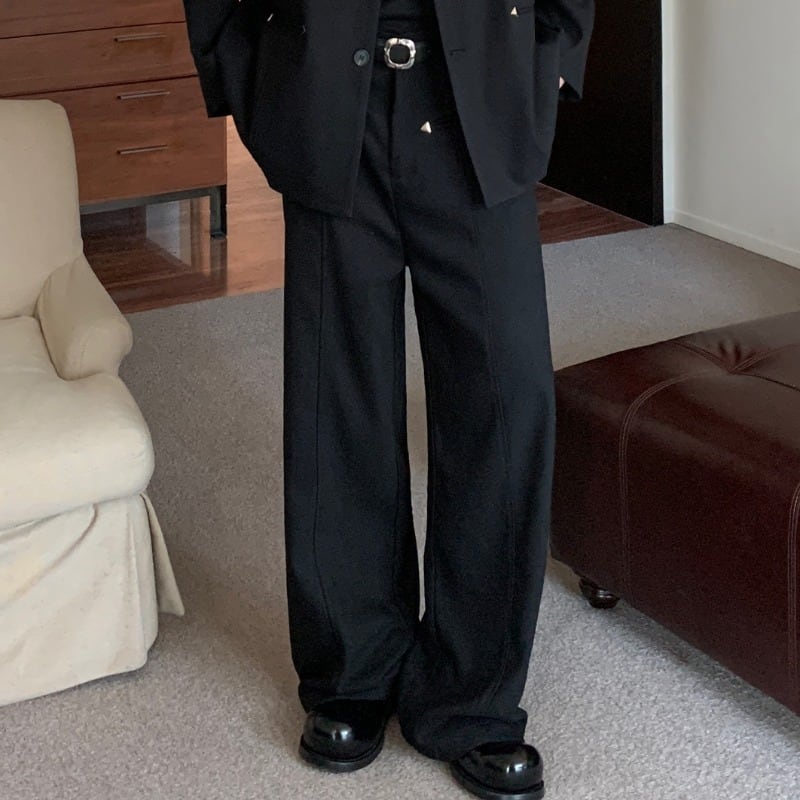 ワイドシルエットスラックス C10395