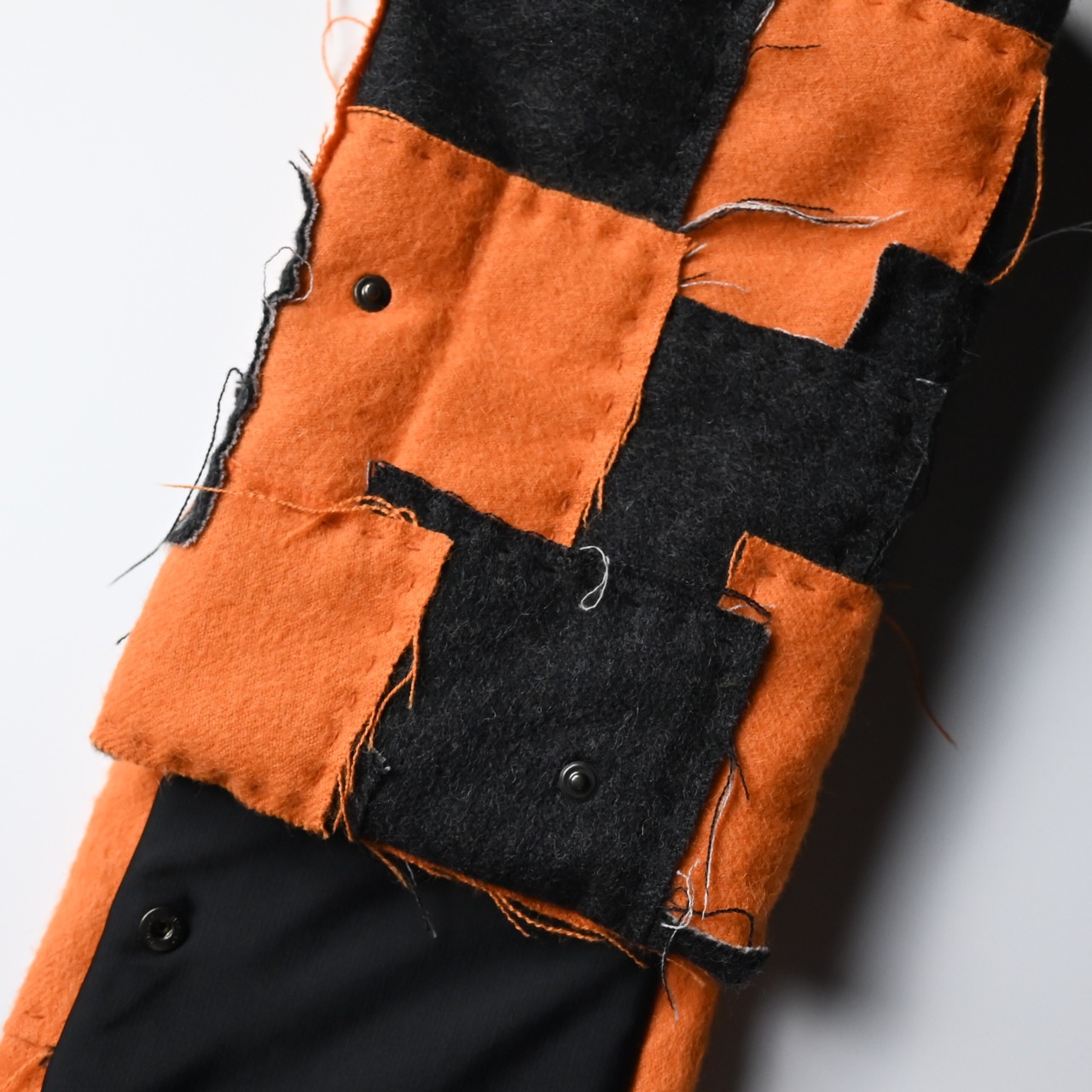 KUON / x The Inoue Brothers Alpaca Patchwork Scarf