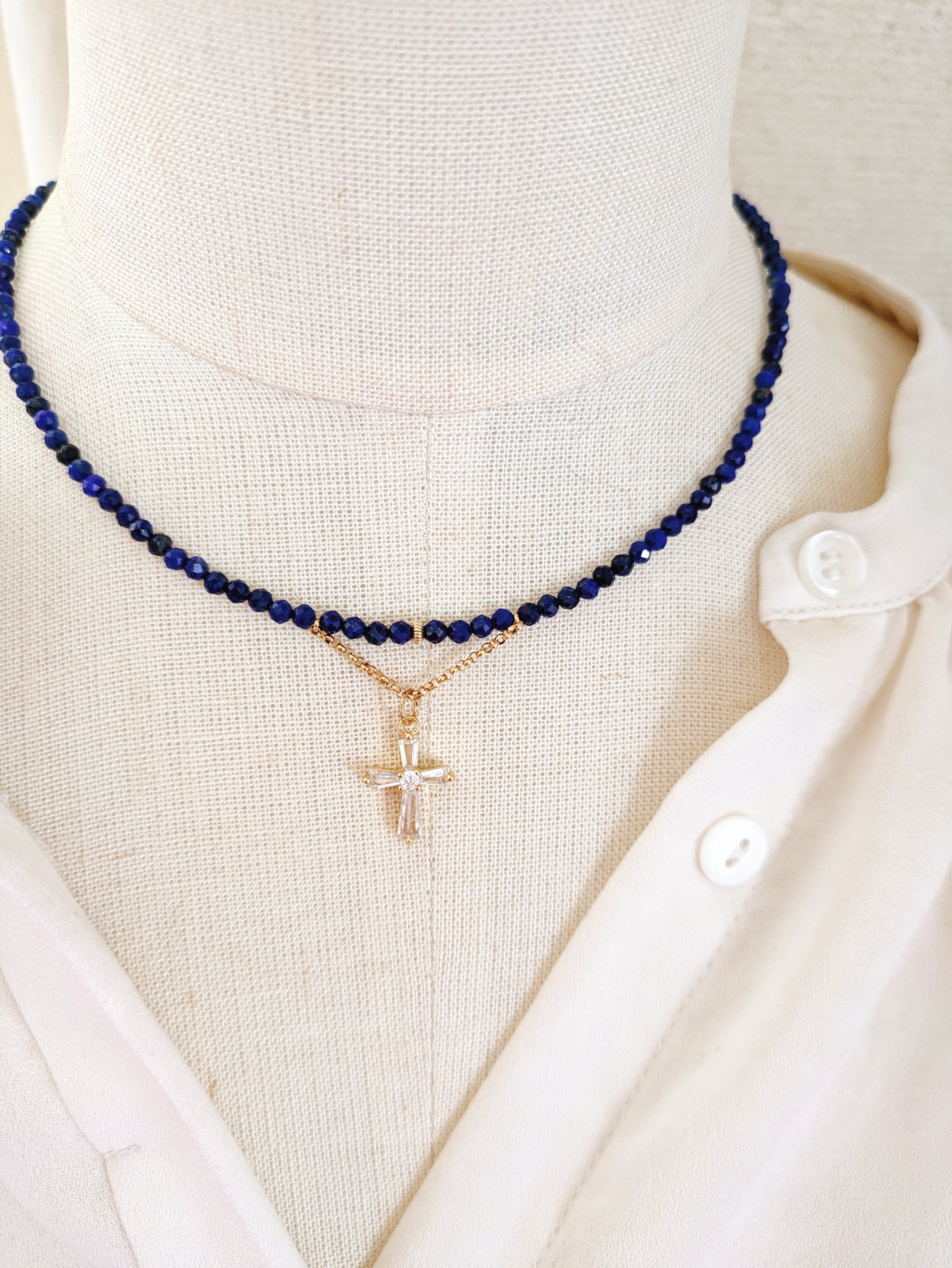 14kgf ラピスラズリのチャーム 14Kgf❩ 素敵✧*ラピスラズリのピアス