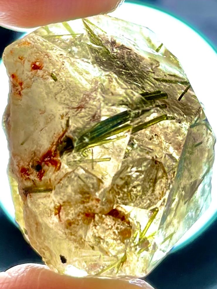 61) 聖石ザギ・マウンテンクオーツ「スピリット・ブルー&ゴールド」ブルーターラ