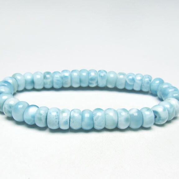 ラリマー ブレスレット ラリマール 本物 9mm 一点物 111-34308