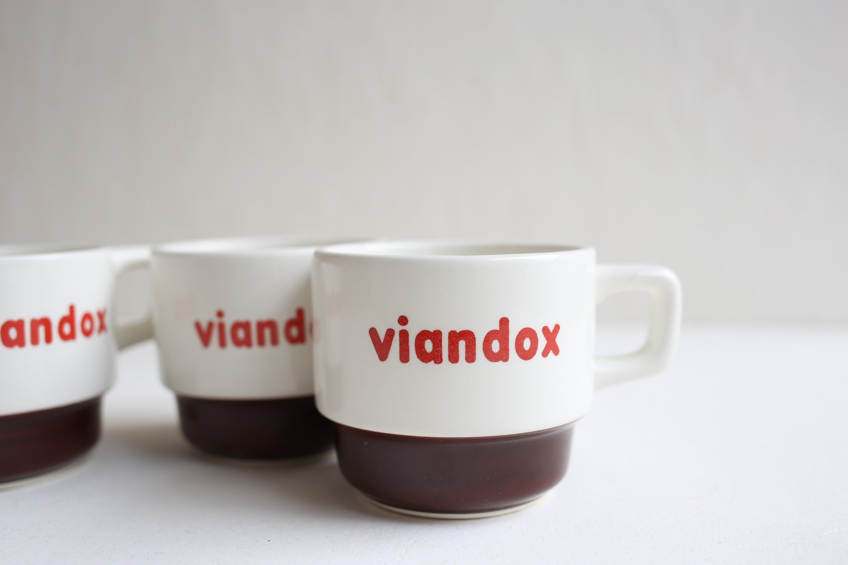 フランス アンティーク ヴィンテージ サルグミンヌ『VIANDOX』 カップ