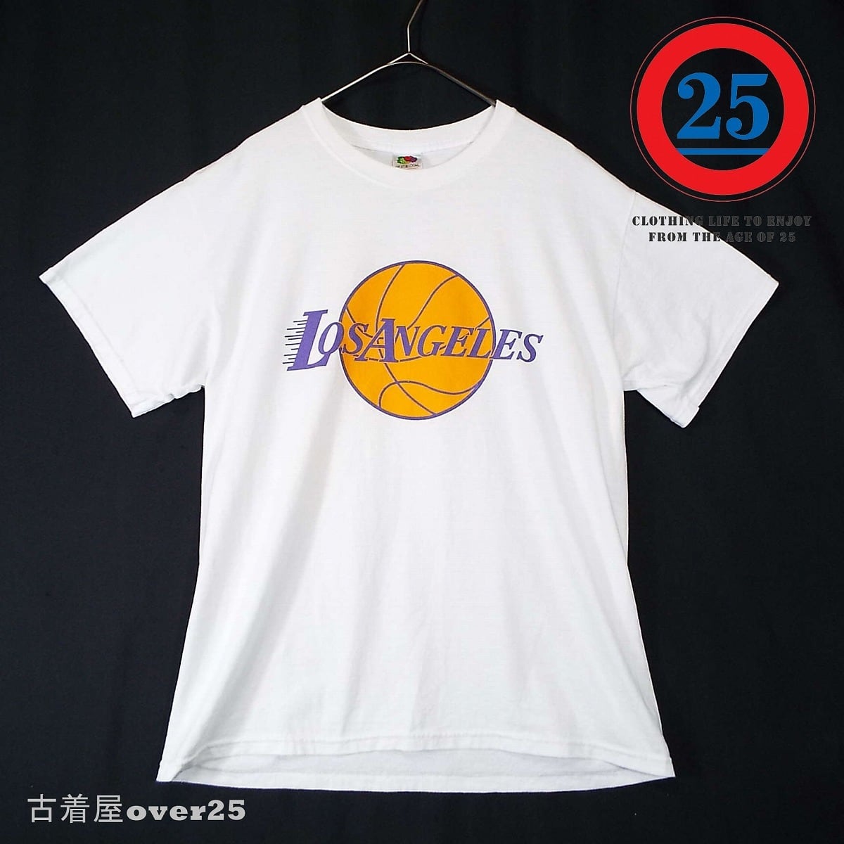 【激レア】80s USA製 チャンピオン レイカーズ Tシャツ XL 紫/黄色