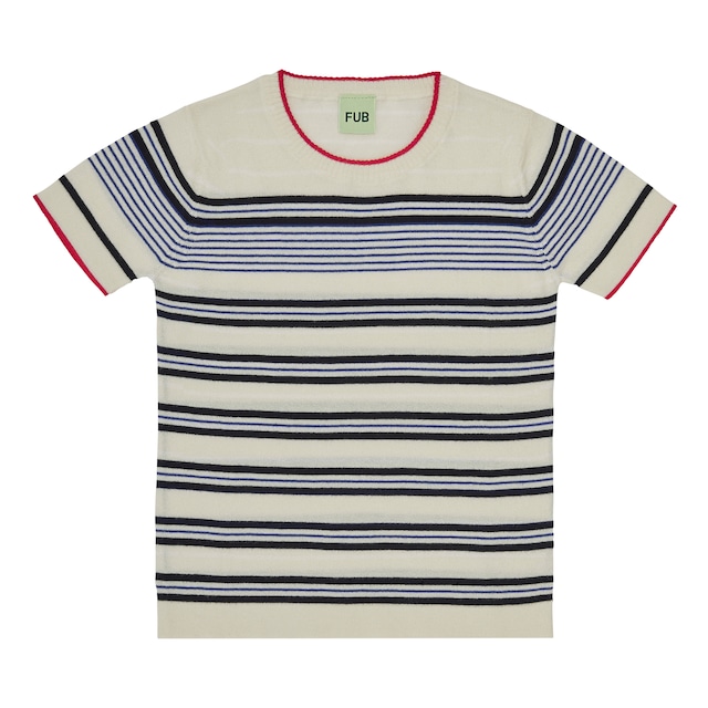 FUB / Navy Striped T-shirt