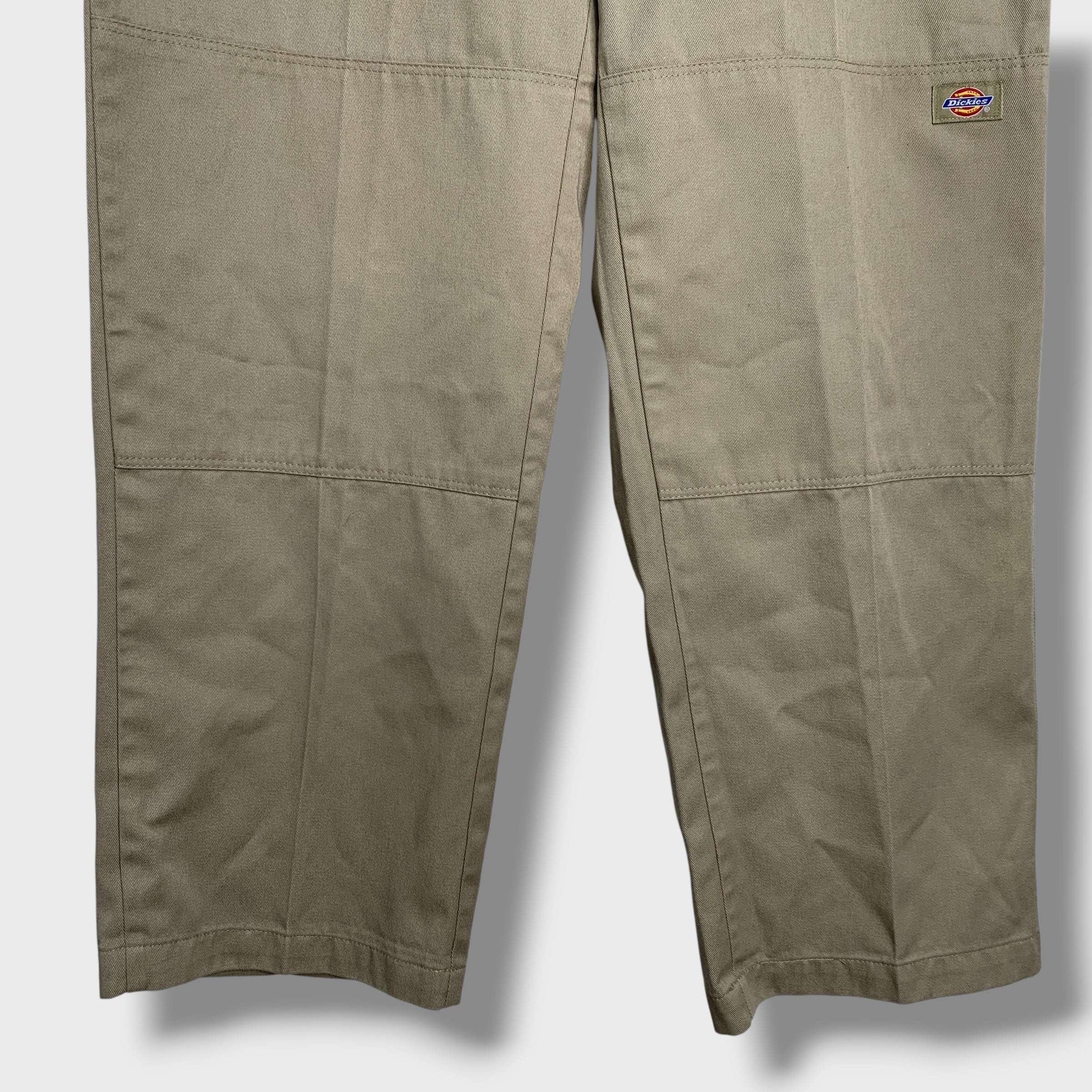 90s Dickies ダブルニーワークパンツ チノパン ベージュ W34L32 | 古着
