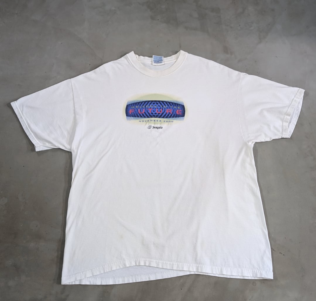 00s seagate logo print tee 小岩店