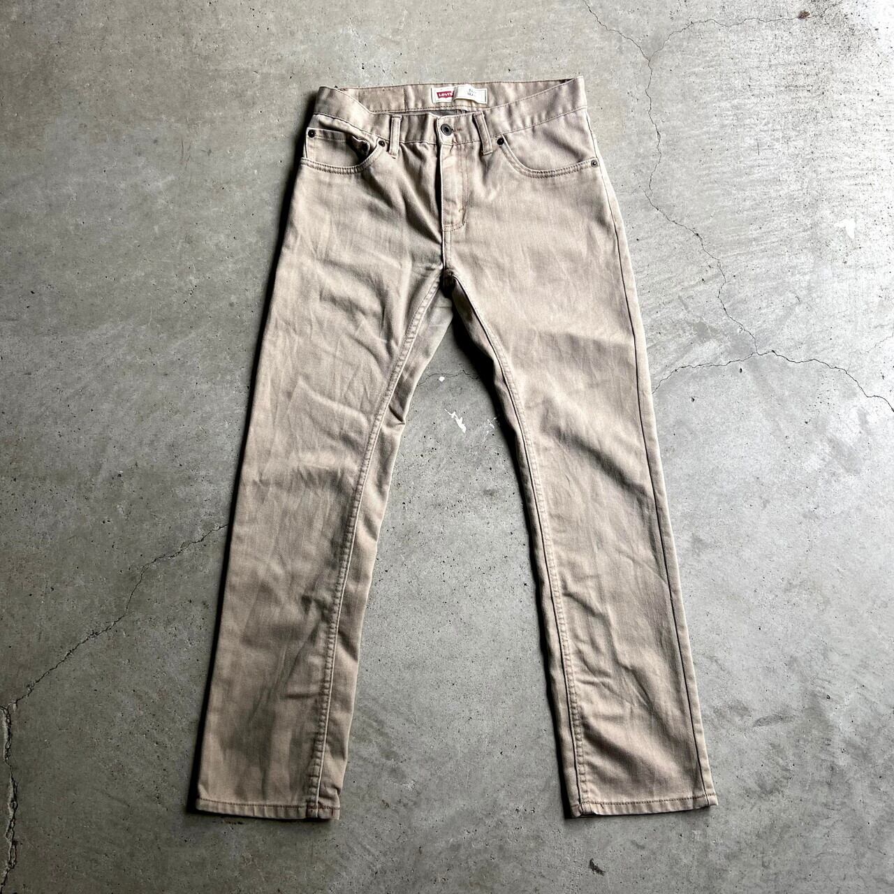 Levi S リーバイス 511 コットン スキニーパンツ ベージュ メンズw28 レディース 古着 ロングパンツ Al2110 Cave 古着屋 公式 古着通販サイト