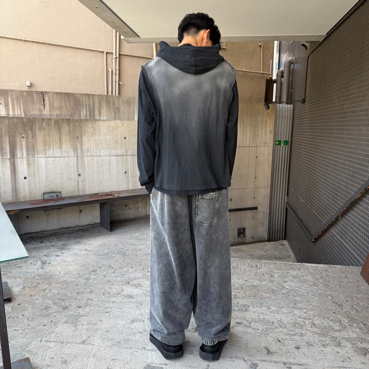 【Maison MIHARA YASUHIRO】BLEACHED SWEAT PANTS - 9