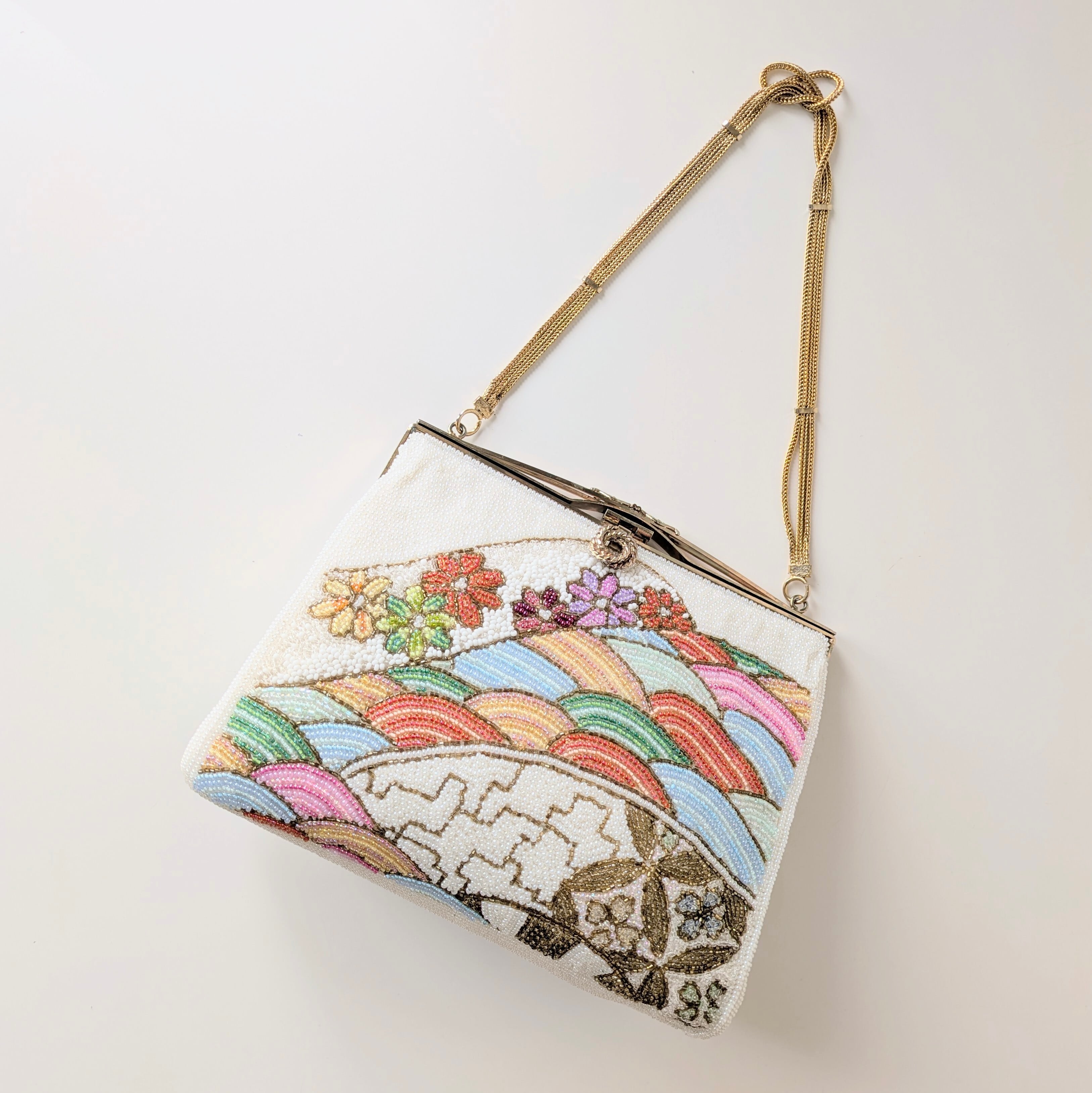 パーティーバッグ　フォーマルバッグ　ビーズ　ヴィンテージ ビーズバッグ/バッグ | 古着屋 鎌倉洋品店