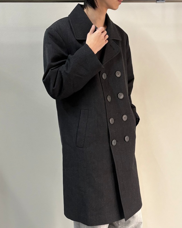 【DRIES VAN NOTEN】double breasted wool coat