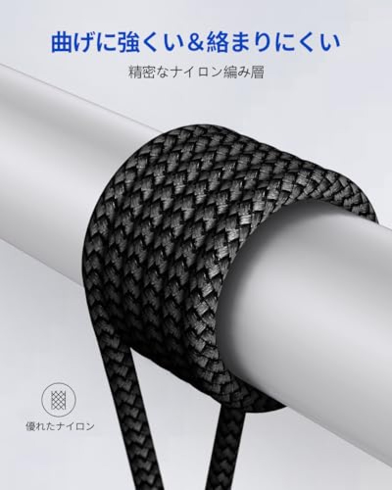 USB C ケーブル【3M 2本】長い PD対応 100W/5A急速充電 USBC to USBC ケーブル 高耐久ナイロン iPhone16/15 Pro Max Plus、MacBook Pro、iPad Pro、Pixel等Type-Cデバイスに対応