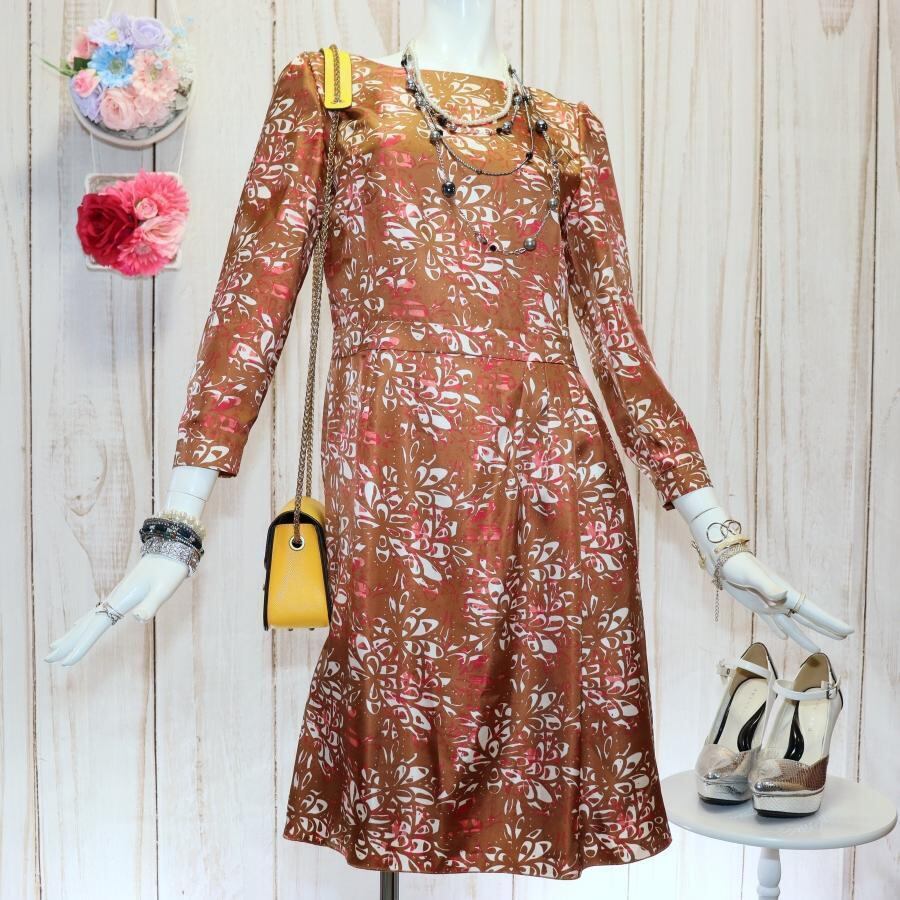 アレキサンダーマックイーン ノースリーブ ワンピース 花柄