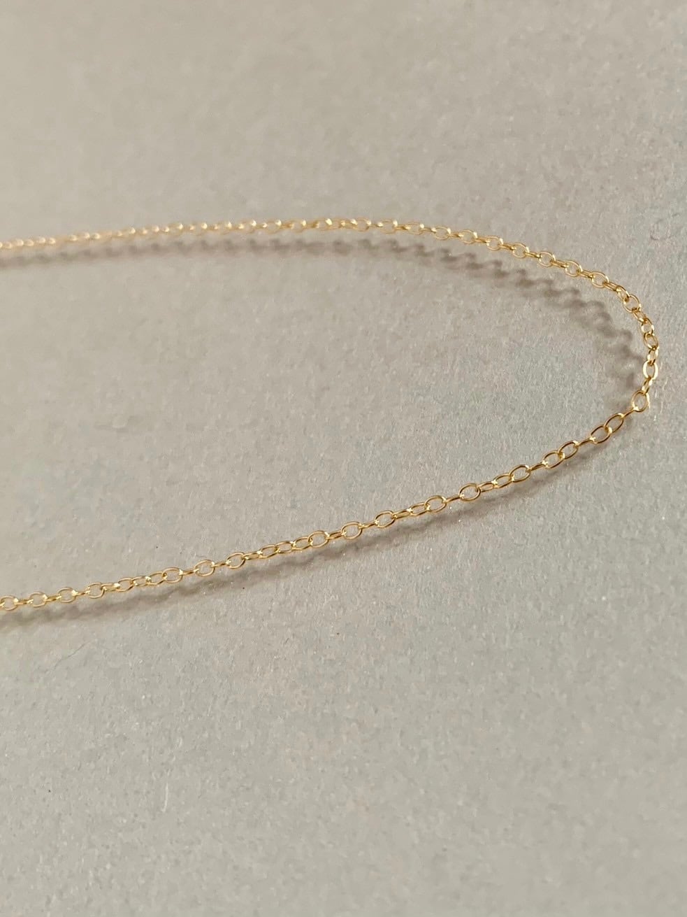 14kgf skin chain necklace