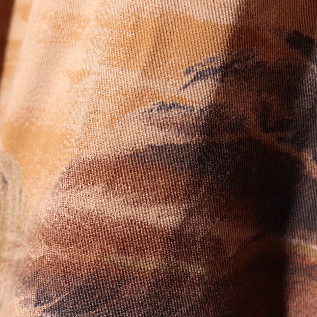 美品 L vintage camp 80s 90s ポロラルフローレン 半袖シャツ 染み込みプリント パームツリー