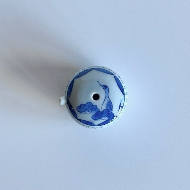 中尾正三郎 作　　　松鶴　水滴