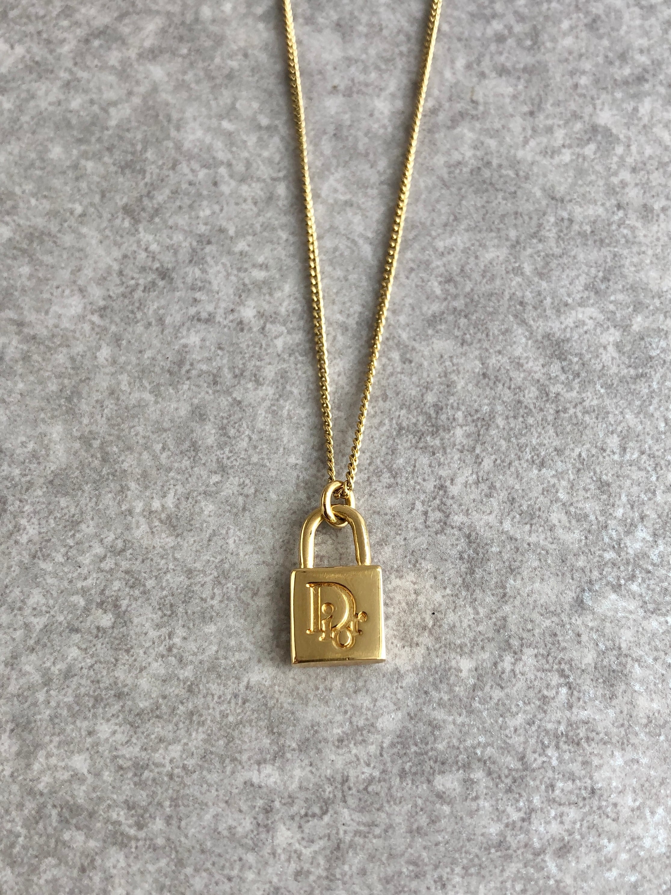Christian Dior クリスチャン ディオール ネックレス ゴールド Dior