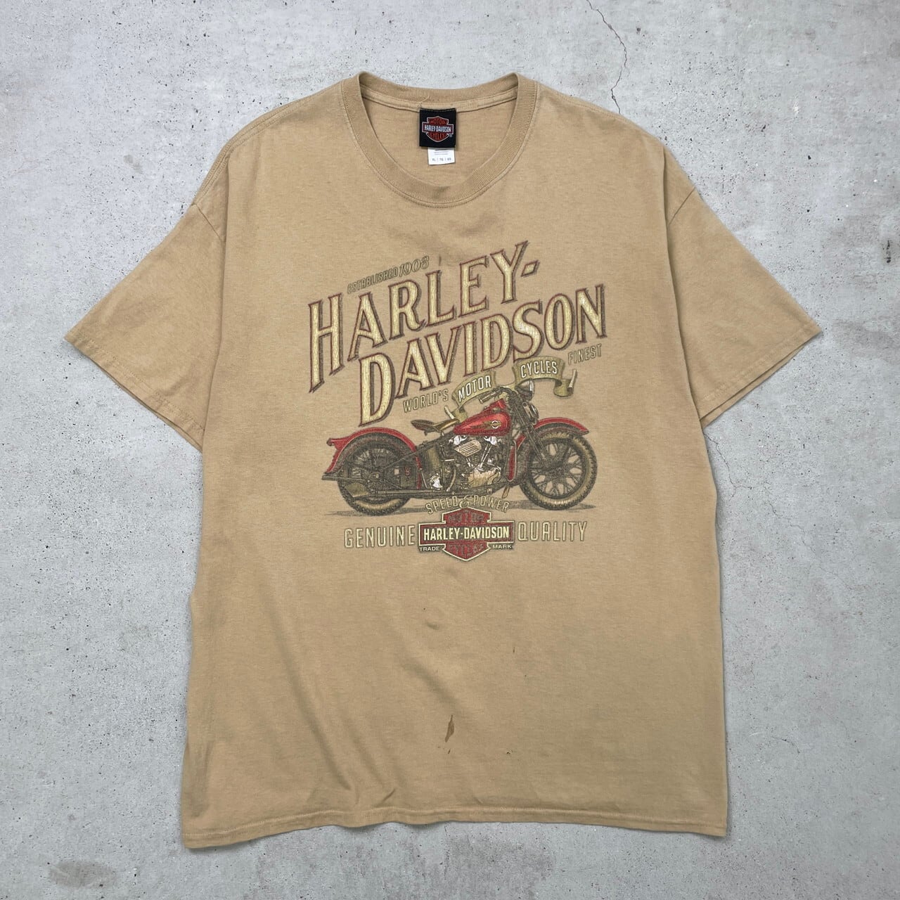 Harley-Davidson ハーレーダビッドソン モーターサイクル プリントT