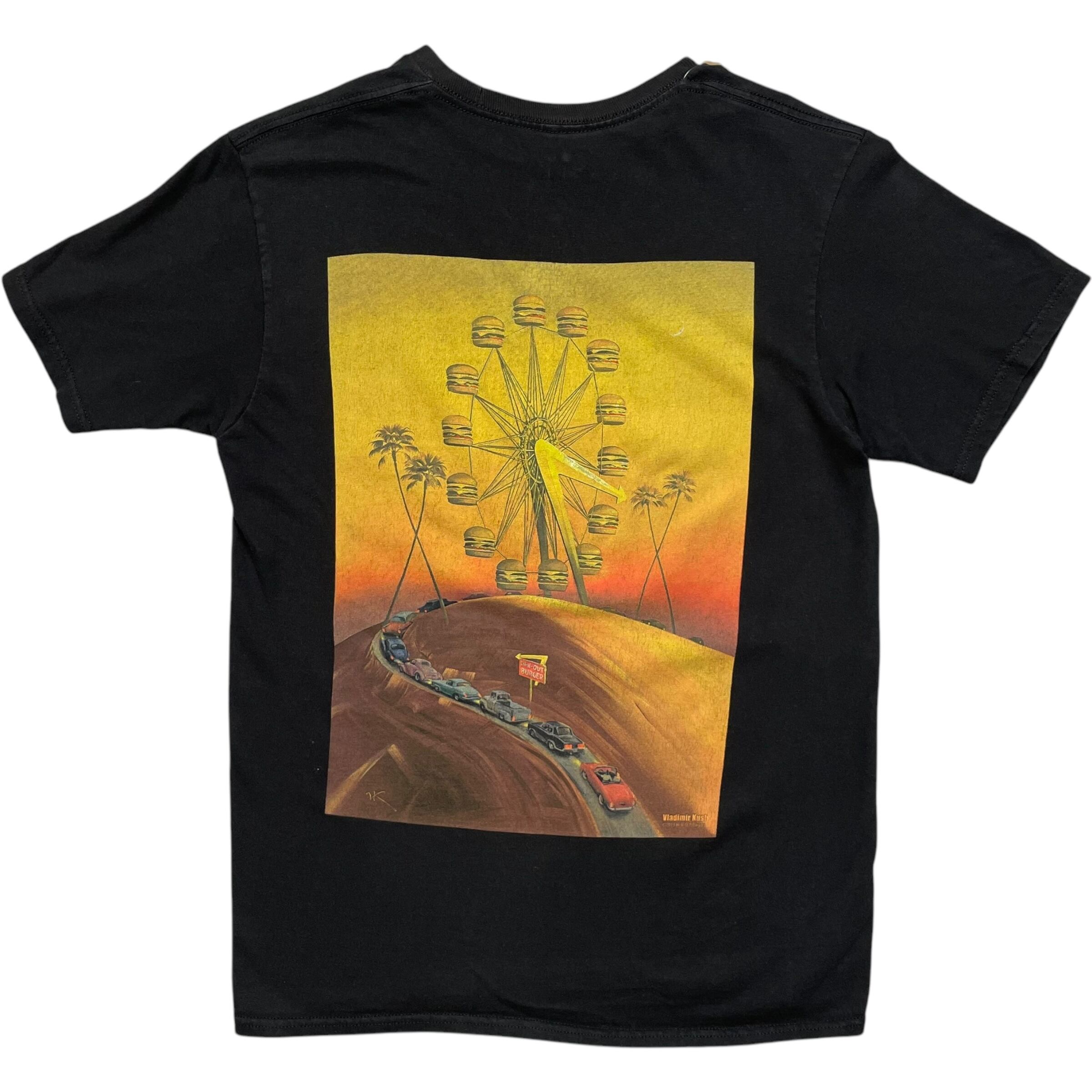 《S》 IN-N-OUT BURGER インアウトバーガー Tシャツ 両面プリント 70周年記念デザイン no.7194