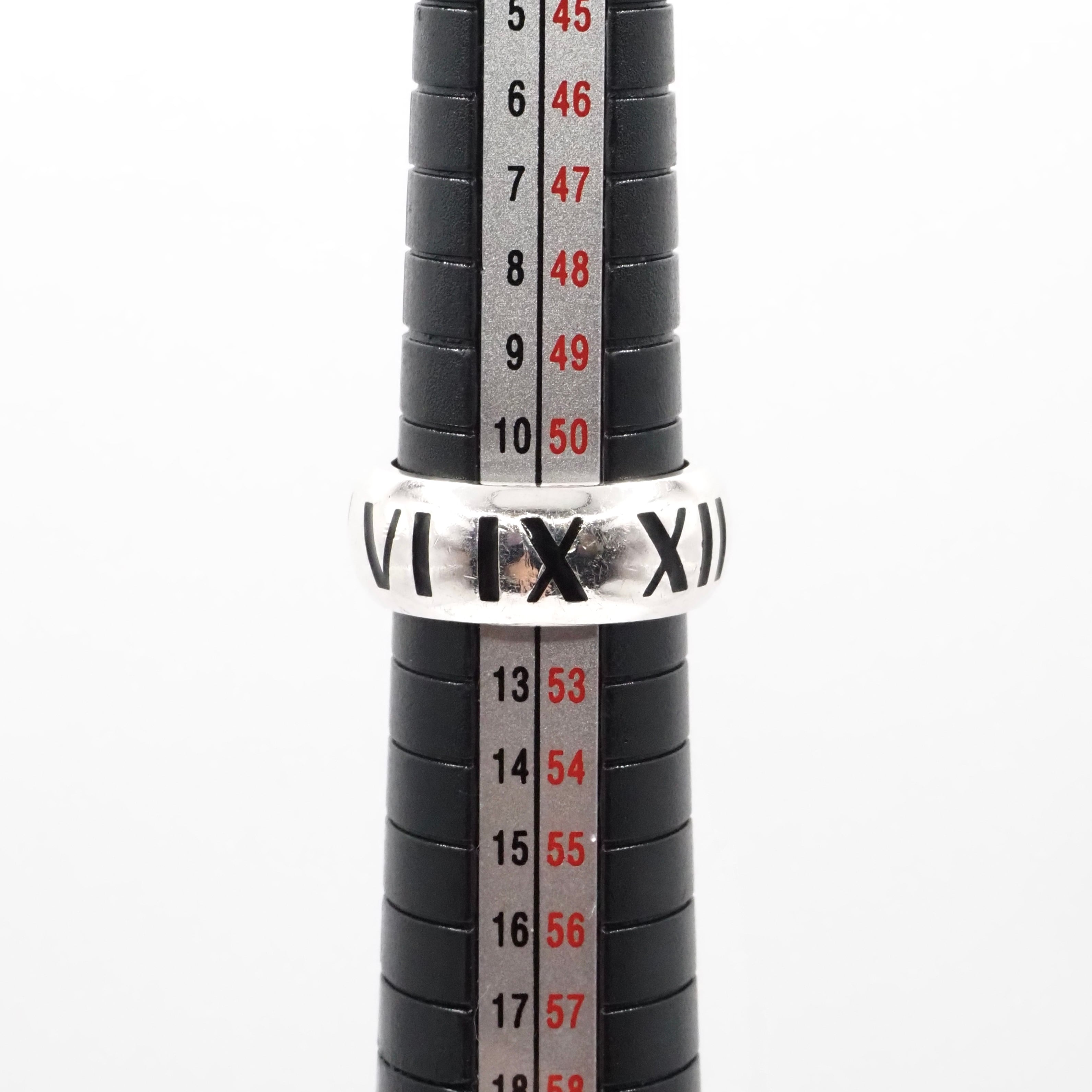 Tiffany&Co. 約12号 アトラス リング シルバー925 ティファニー