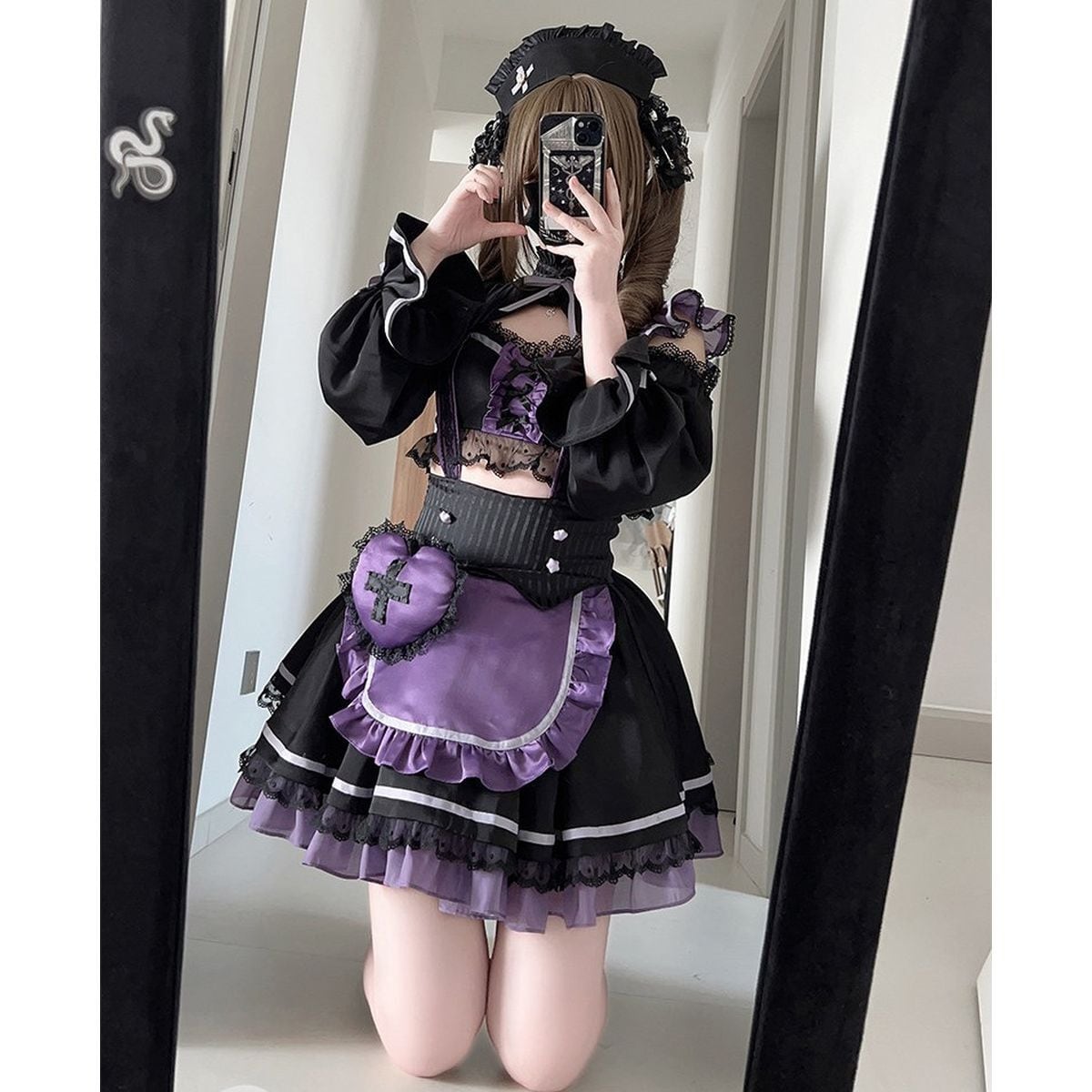 天使のカルテ ・ナースエプロン付きフリルドレスセット | Maiden's Rêve