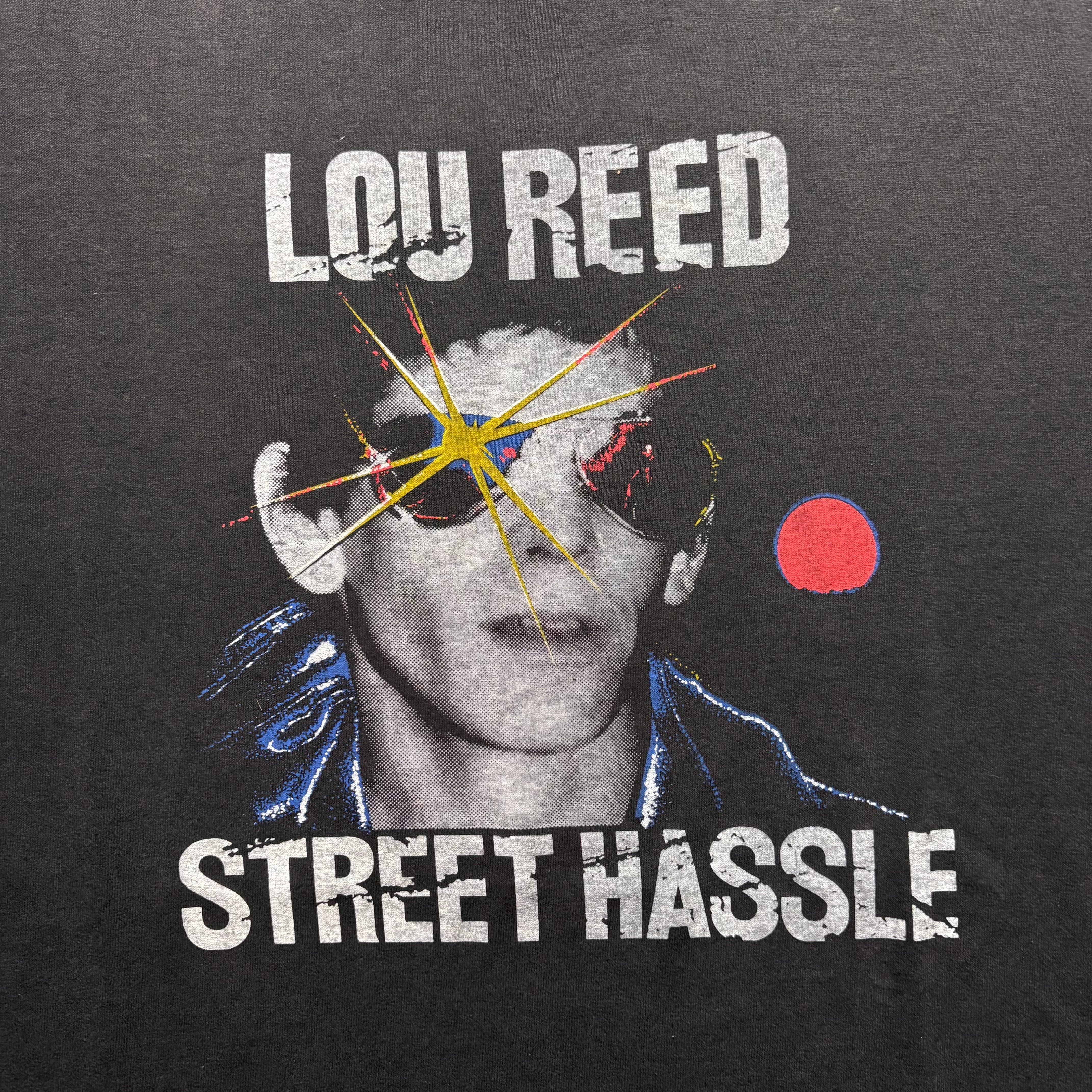 vintage 1980's LOU REED music tee “STREET HASSLE” | NOIR ONLINE