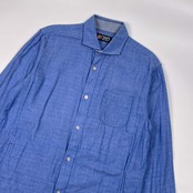 CHAPS チャップス 長袖シャツ LL/ブルー メンズ カイタックファミリー