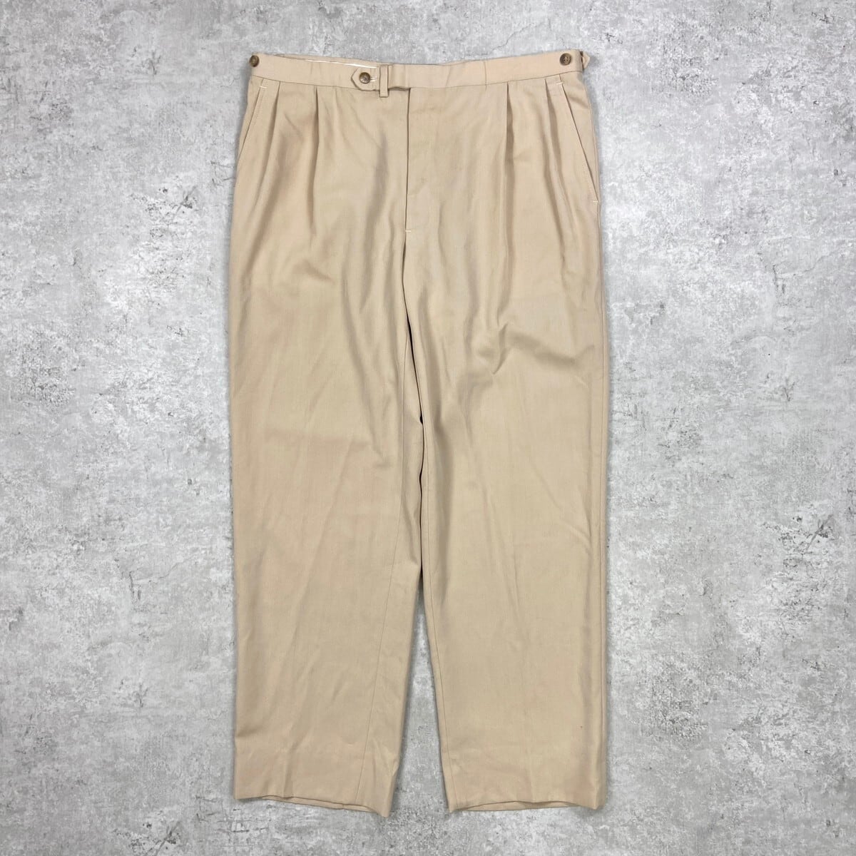 80-90s Christian Dior ２タックスラックスパンツ/VW213 80年代 USA製 Christian Dior MONSIEUR クリスチャンディオール 2