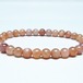 オレンジムーンストーン ブレスレット 6mm 一点物 メール便可 [M便 1/10] 111-48542