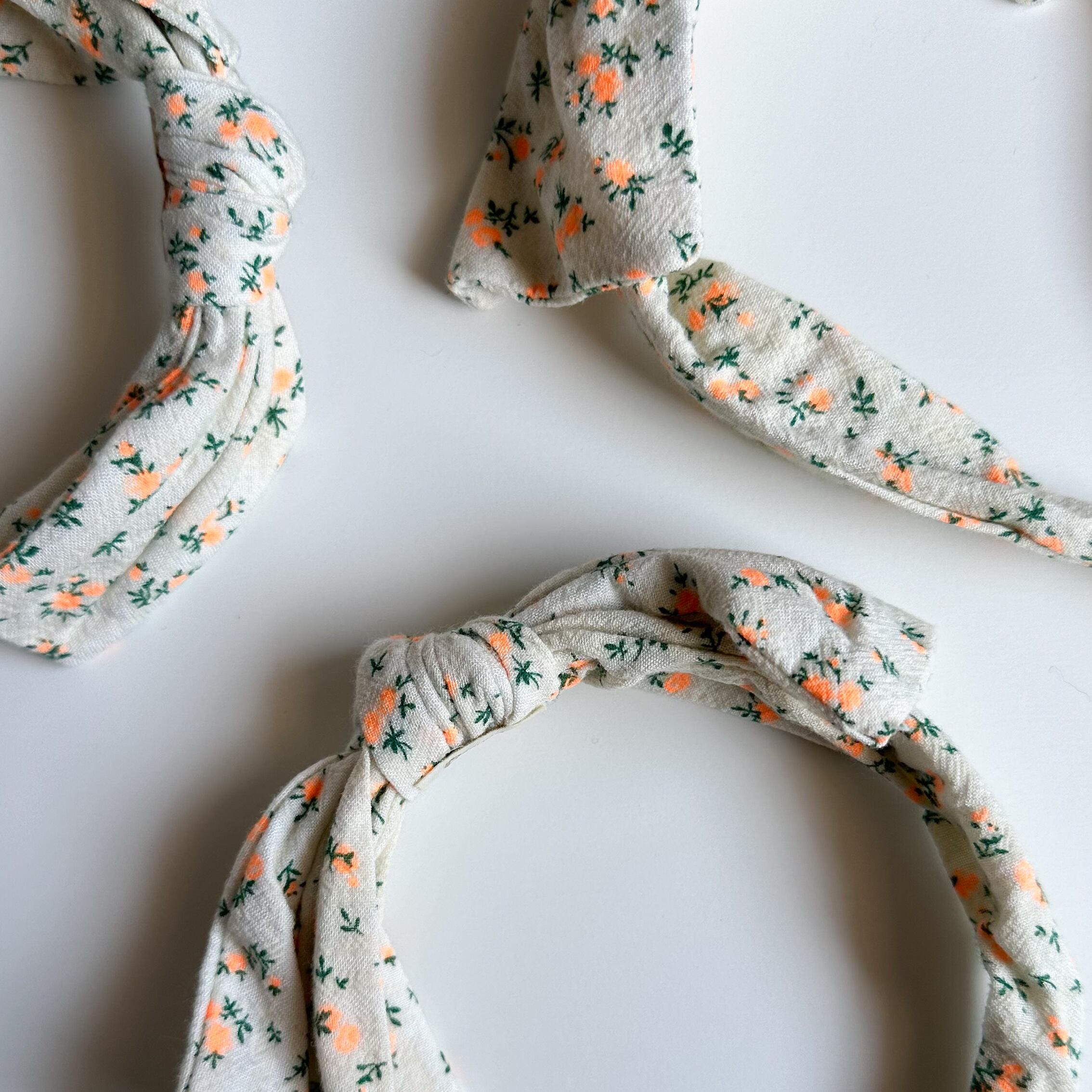 Ribbon flower headband