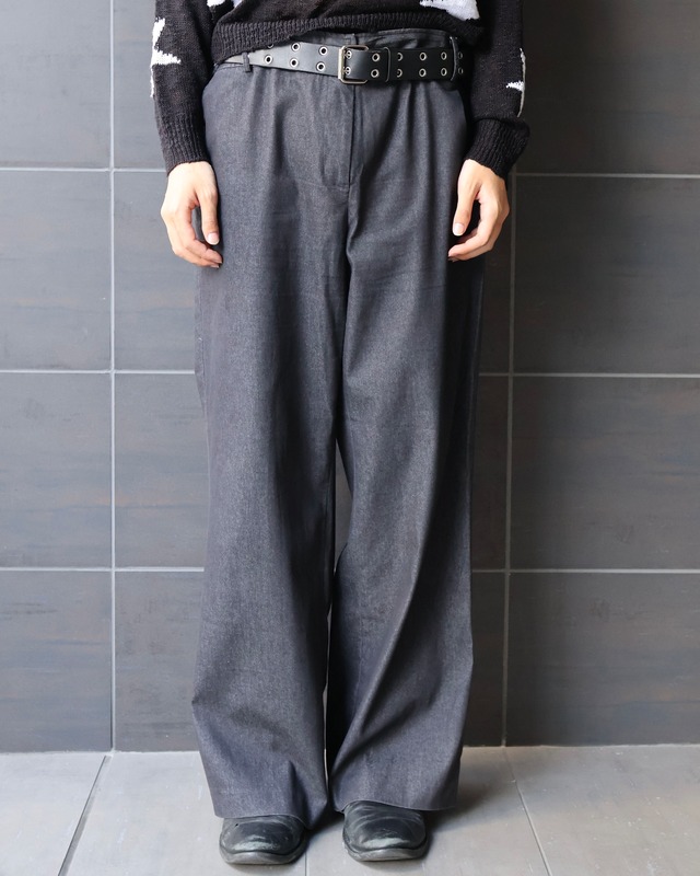 cotton wide slacks