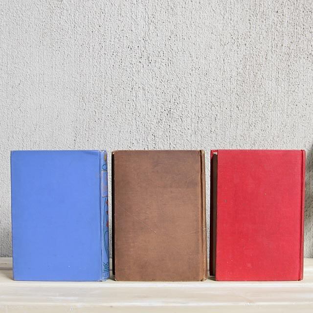 イギリス アンティークブック3冊セット/古い洋書『送料無料』CA-039