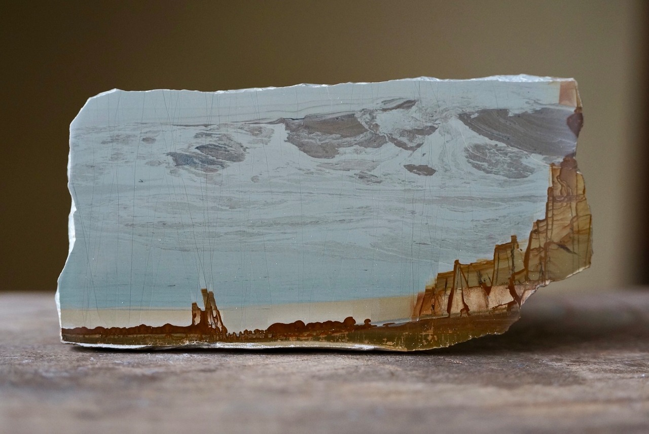 パエジナストーン Paesina Stone ⑫  110mm