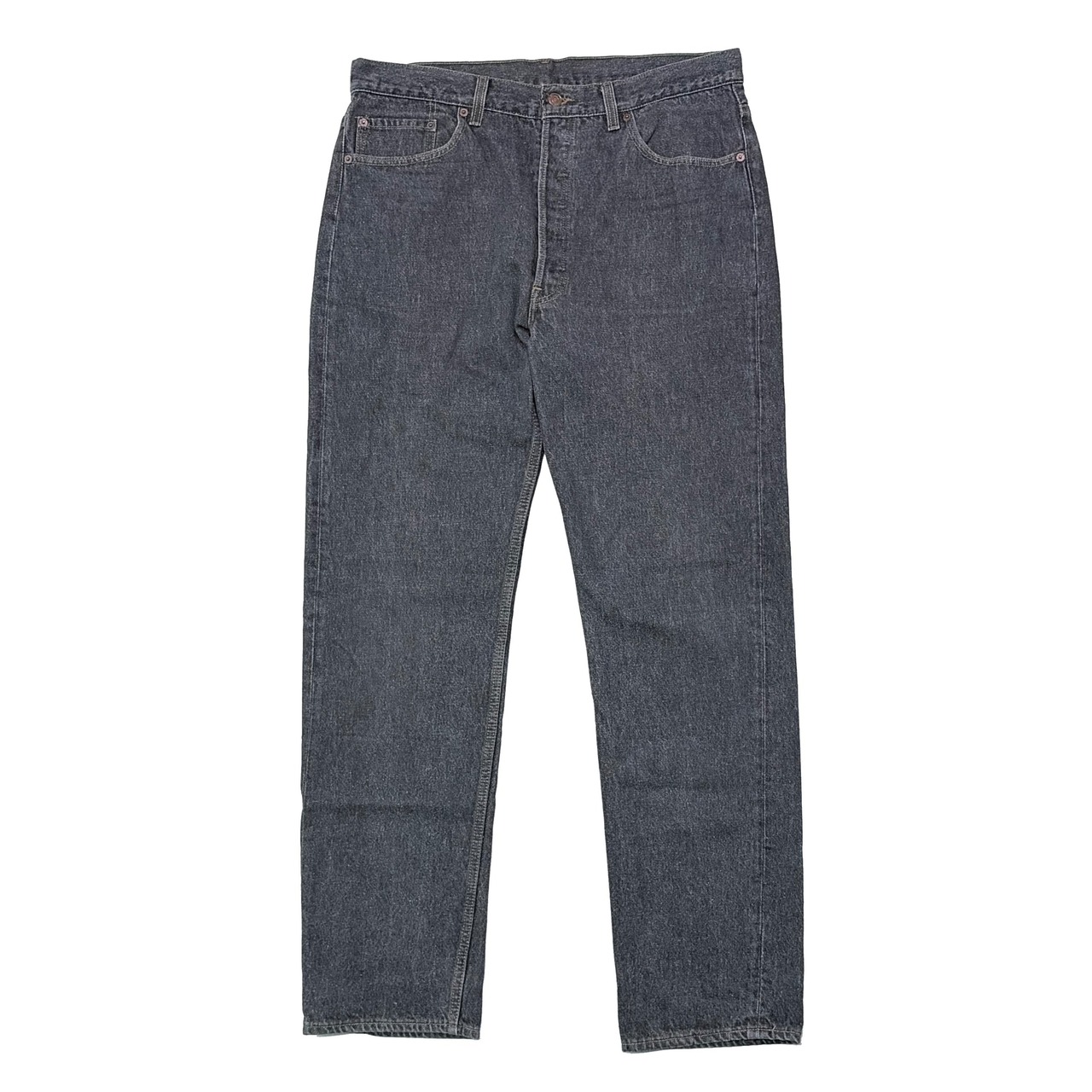 90s LEVIS リーバイス 501 USA製 先染め ブラック デニム パンツ 
