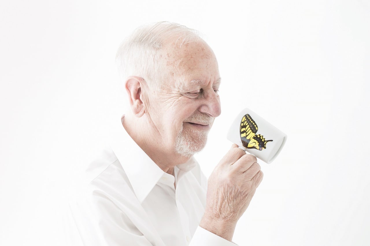 BUTTERFLY MUG / yellow