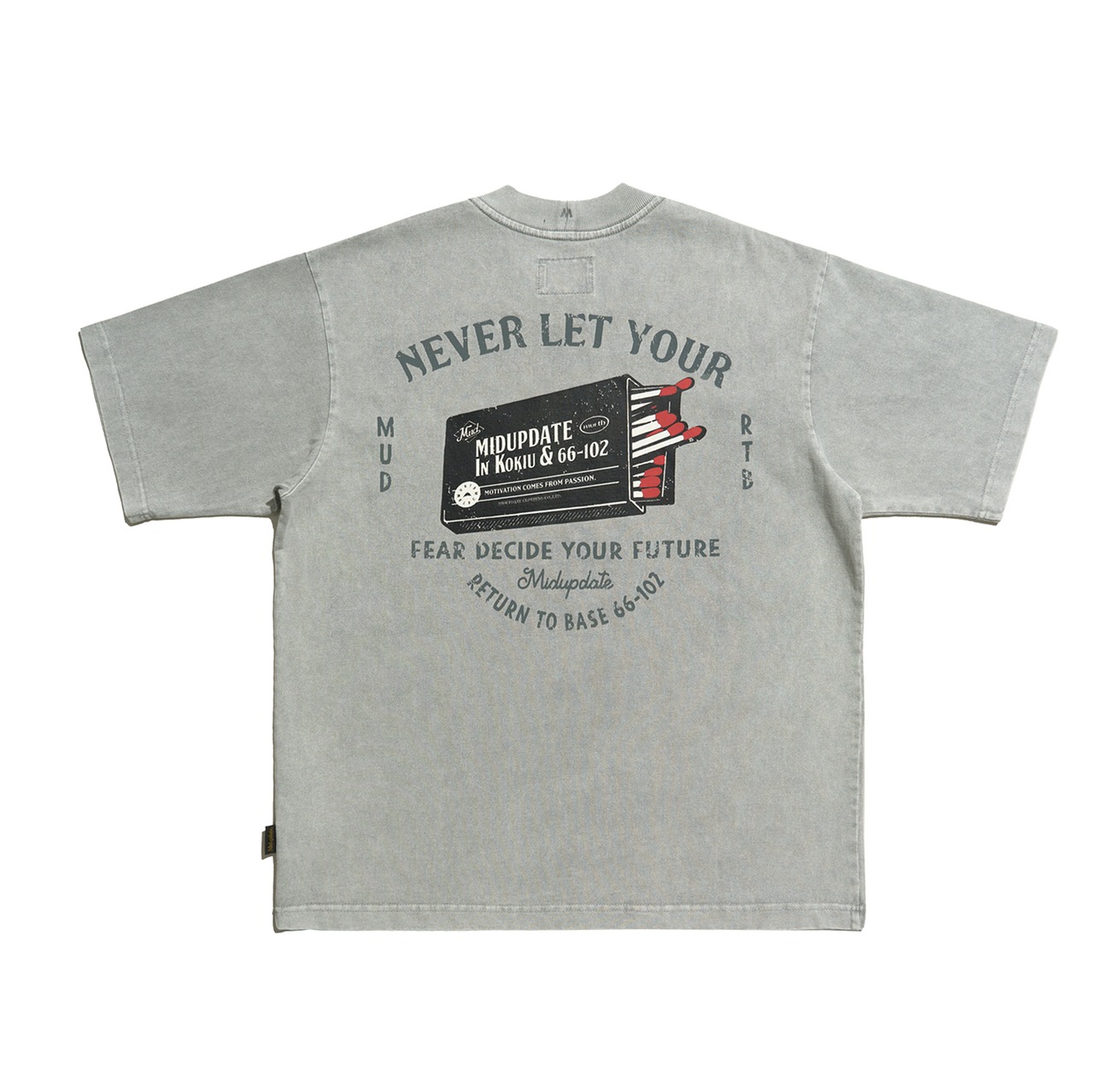 MIDUPDATE Vintage Matchbox Pigment Tee / ヴィンテージマッチボックスピグメントTEE