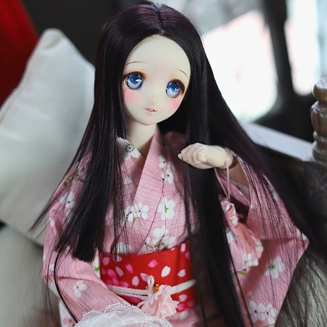 ドールウィッグ 人形のカツラ BJD 1/3 1/4 1/6 1/8 人形 ドール ウィッグ かつら 着せ替え pk0034