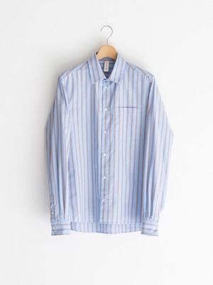ANOTHER ASPECT　ANOTHER Shirt 3.0　Blue/Brown Stripe