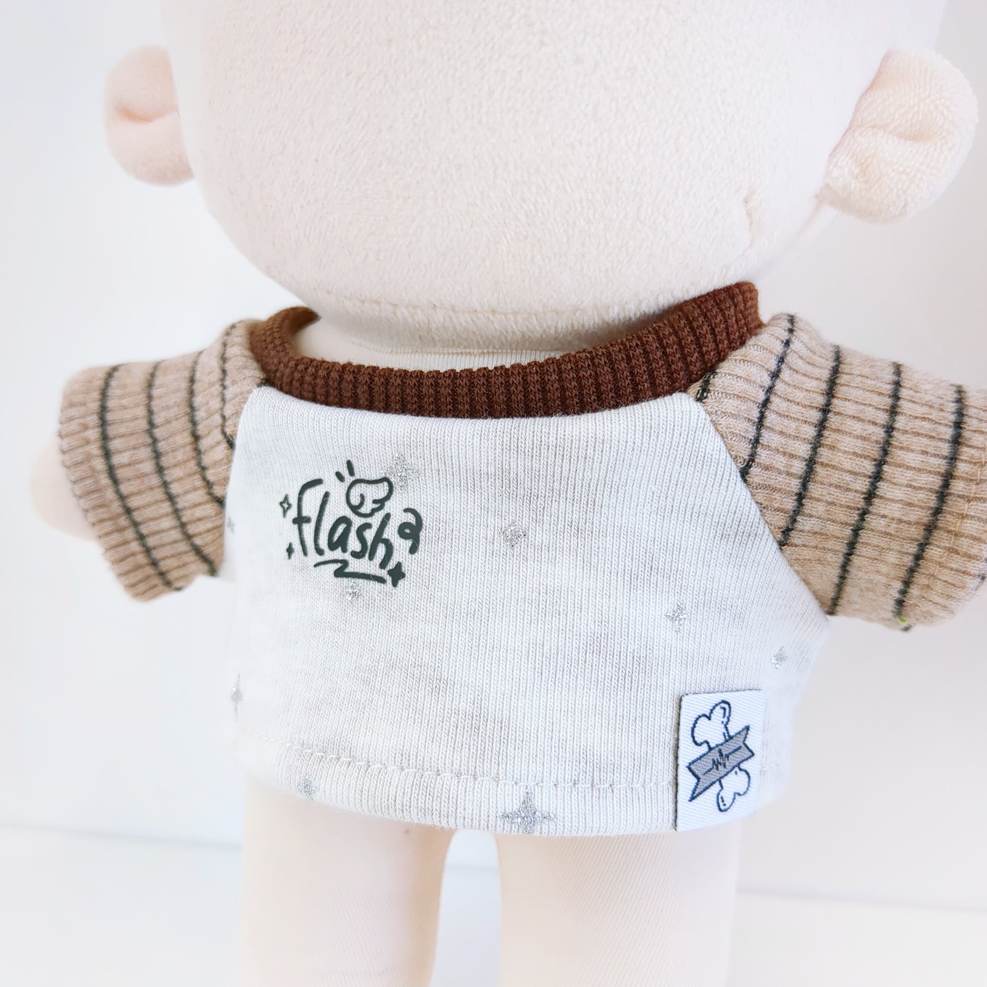 1498【20cm】ワンポイントラメ付きトップス | Little Closet │ ぬい服