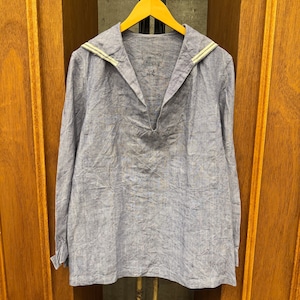 FRENCH MILITARY LINEN SAILOR P/O JACKET ⑧