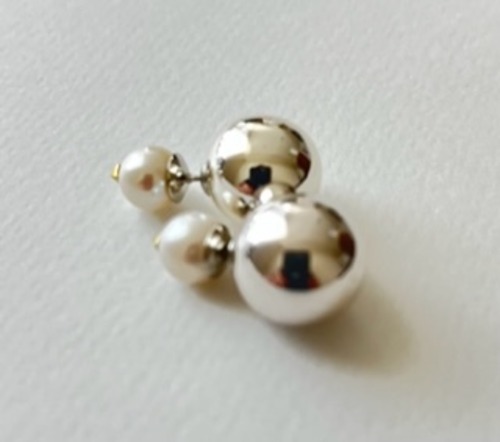 pearl earring16mm　pierce　　(PeE-8)