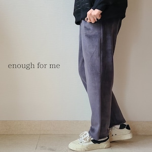 【enough for me】裏起毛リブパンツ(042)
